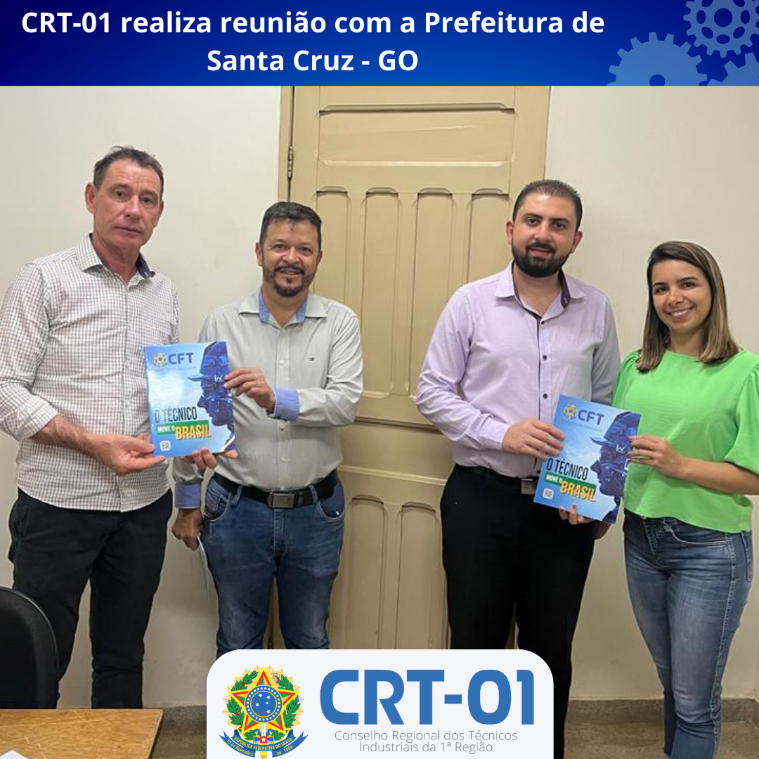 CRT 01 realiza reuni o com a Prefeitura de Santa Cruz GO CRT